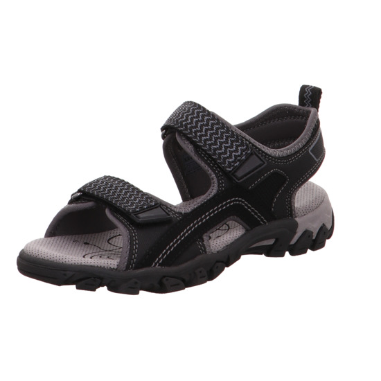 Superfit – Hike Sporty Sandals In Black | Clever Clogs