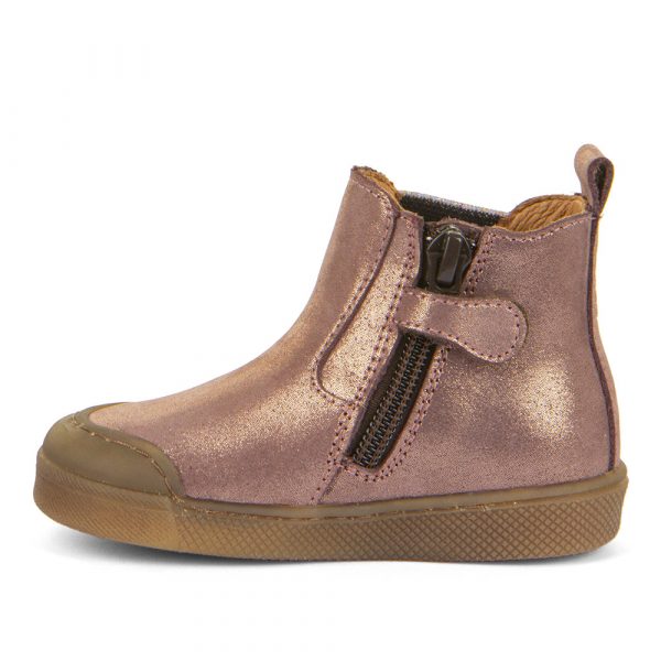 Froddo - G2160080-2  Rosario Chelys  Pink/Gold Leather Ankle Boots - Image 3