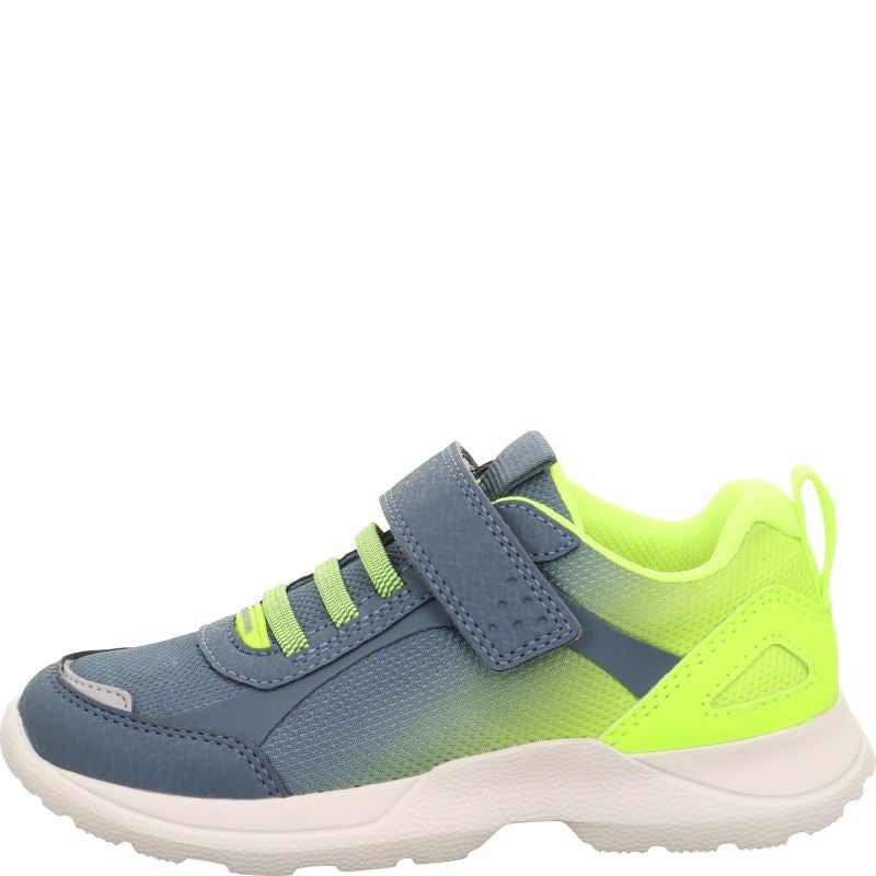 Superfit Rush 1-000211-8090 Velcro Trainers In Blue & Green - Image 2