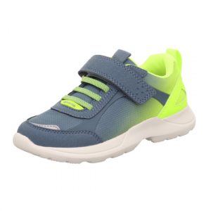Superfit Rush 1-000211-8090 Velcro Trainers In Blue & Green