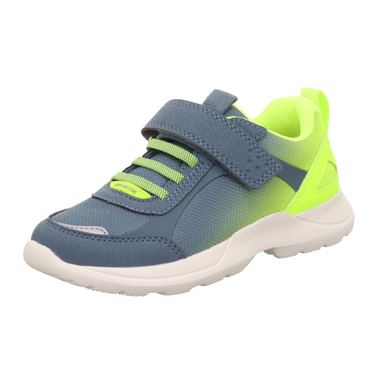 Superfit Rush 1-000211-8090 Velcro Trainers In Blue & Green