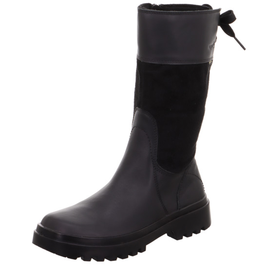 Superfit – Abby Black Leather Gore-Tex Boots | Clever Clogs