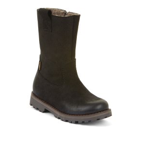 Froddo Maxine Tex G3160225-14 Waterproof Black Leather Warm-Lined Mid Calf Boots