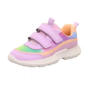Superfit Rush 1-006207-8530 Purple & Orange Velcro Trainers