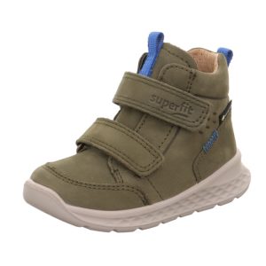 Superfit Breeze 1-000367-7020 Green/Blue Nubuck Leather Waterproof Boots