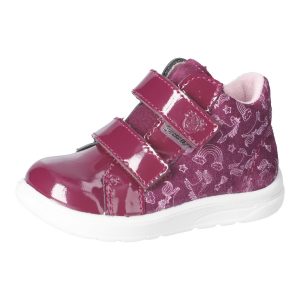 Ricosta - Laury 2006102/361  Patent Leather Waterproof Boots In Merlot