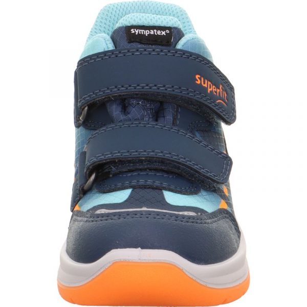 Superfit - Cooper 1-006412-8000 Waterproof High Sneaker In Blue/Orange - Image 4