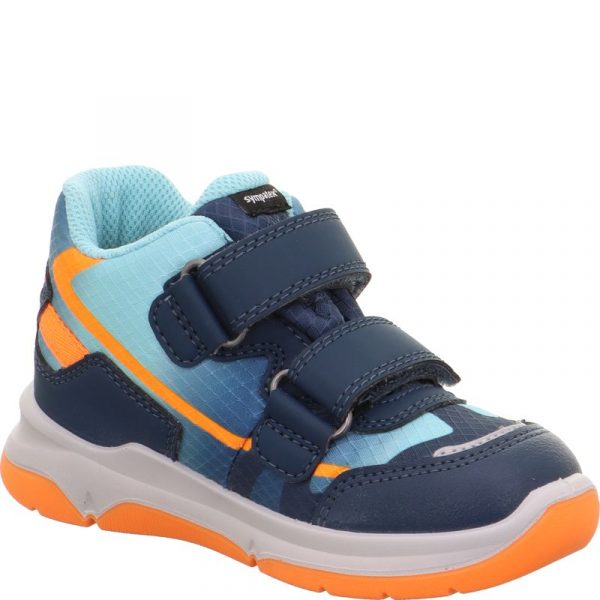 Superfit - Cooper 1-006412-8000 Waterproof High Sneaker In Blue/Orange - Image 3