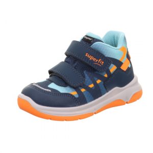Superfit - Cooper 1-006412-8000 Waterproof High Sneaker In Blue/Orange