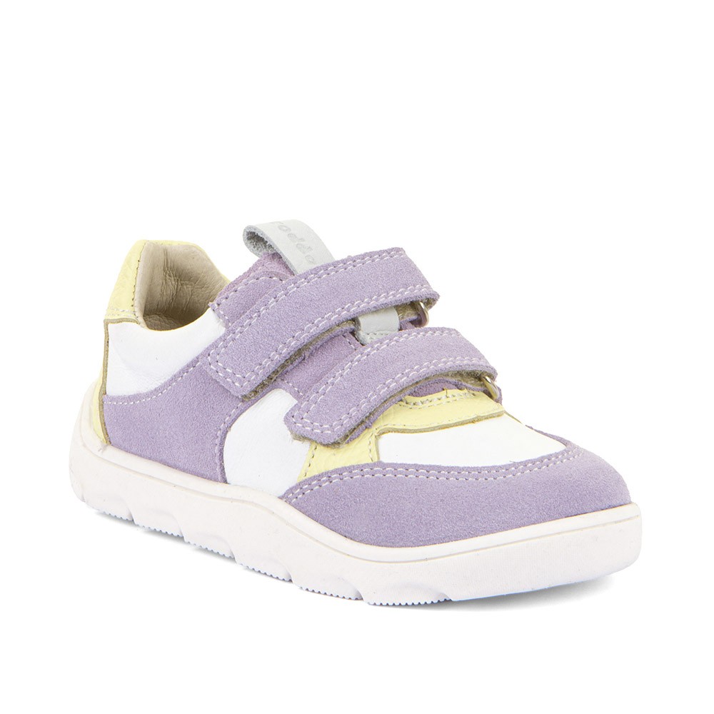 Froddo Zeru Spring G3130264-20 "Barefoot" Velcro Trainers In White/Yellow