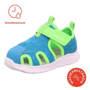 Superfit Wave 1-000481-8400  Water-Safe Sandals In Turquoise/Light Green