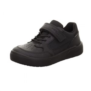 Superfit Maverick 1-100110-0000 Black Leather Waterproof School Shoes