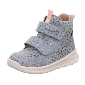 Superfit Breeze 1-000367-8400 Light Blue/Pink Nubuck Leather GORE-TEX Boots