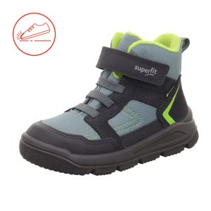 Superfit Mars 1-009068-2000 Grey/Light Green Waterproof Boots