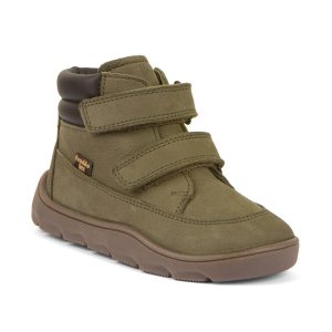 Froddo Zeru Tex G2110150-10 "Barefoot" Olive Waterproof Ankle Boots